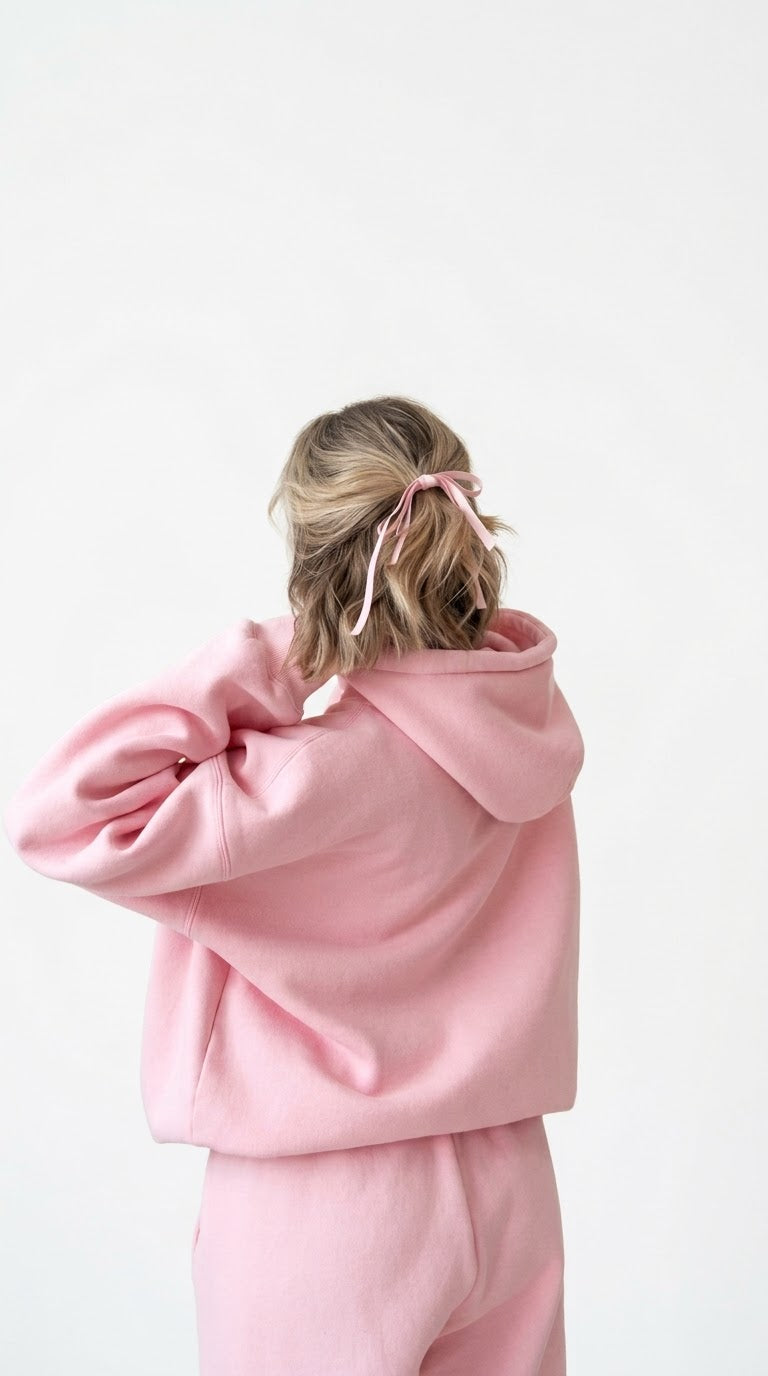 Zavynia oversized women's hoodie side view