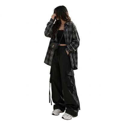 Zavynia women's loose fit cargo pants with multiple pockets
